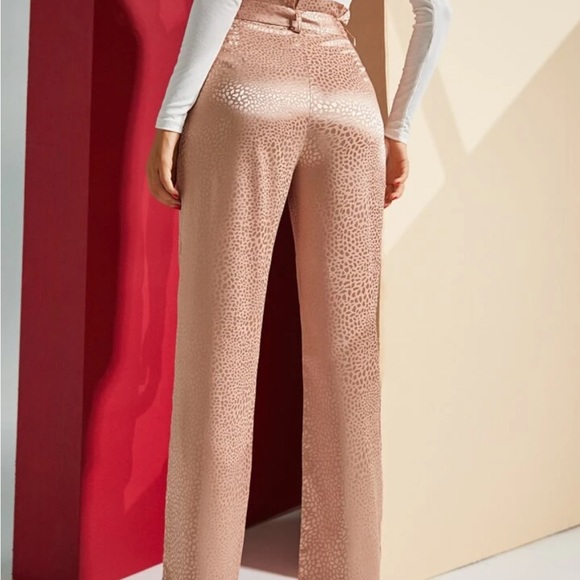 Classy champagne two piece pants set - Picture 6 of 8